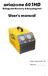ariazone 601HD Refrigerant Recovery & Recycling Unit User's manual