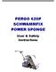 PERGO 620P SCHWAMMFIX POWER SPONGE. User & Safety Instructions