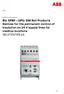 BU: EPBP GPG: DIN Rail Products Devices for the permanent control of insulation on 24 V supply lines for medical locations SELVTESTER-24