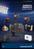 GRUNDFOS DBS CATALOGUE DOMESTIC PRODUCTS WINTER 2018/19
