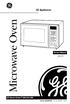 GE Appliances. Microwave Oven START CLEAR OFF POWER LEVEL. Owner s Manual JES1231. GE Answer Center